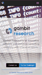 Mobile Screenshot of gambitresearch.com